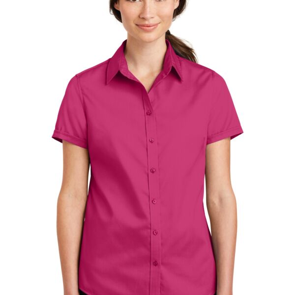 Ladies Short Sleeve SuperPro  Twill Shirt Thumbnail