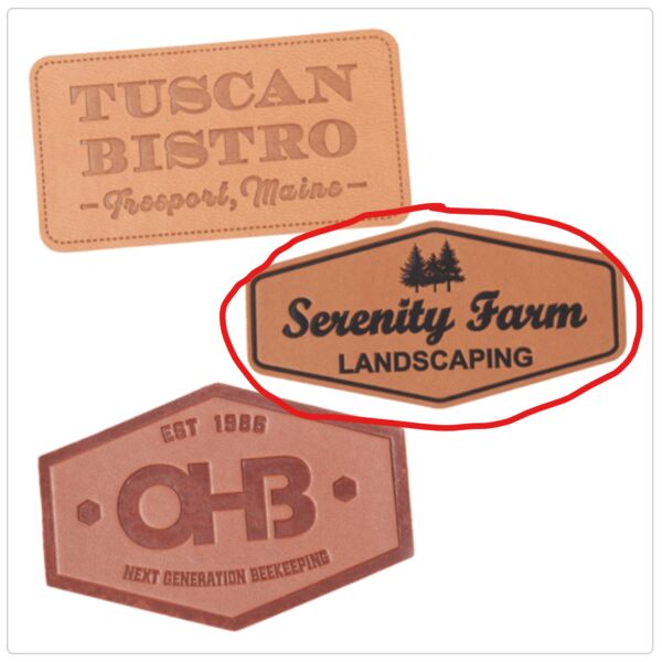 LP-3-100 3" Faux Leather Patch Thumbnail